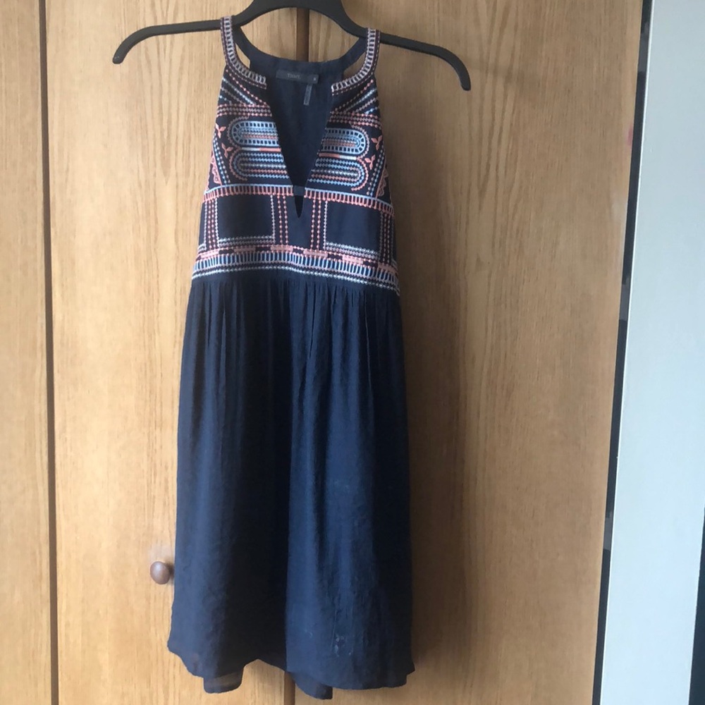 Beautiful summer indigo colored gauge dress